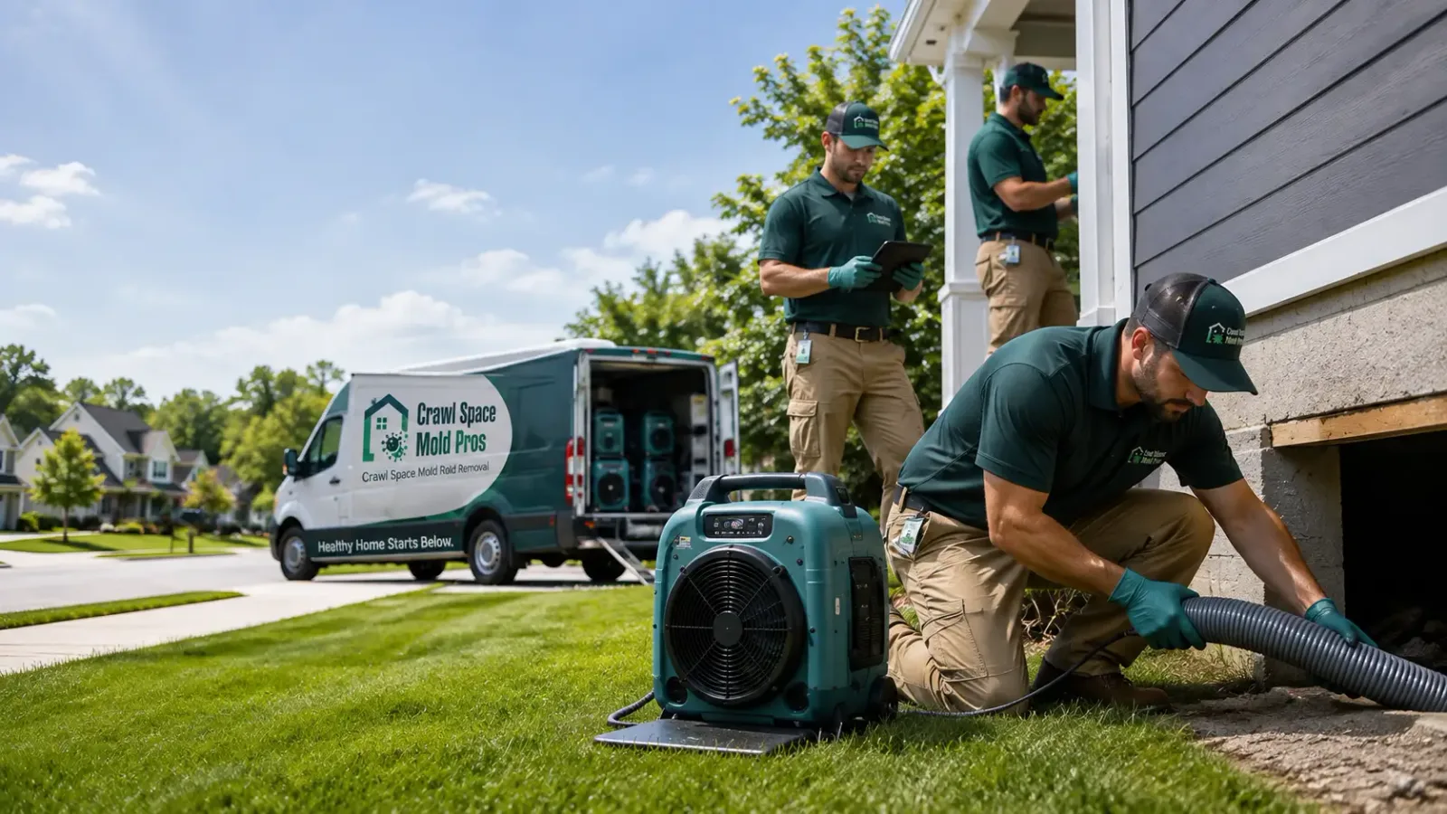 Crawl Space Mold Removal in Quantico, VA